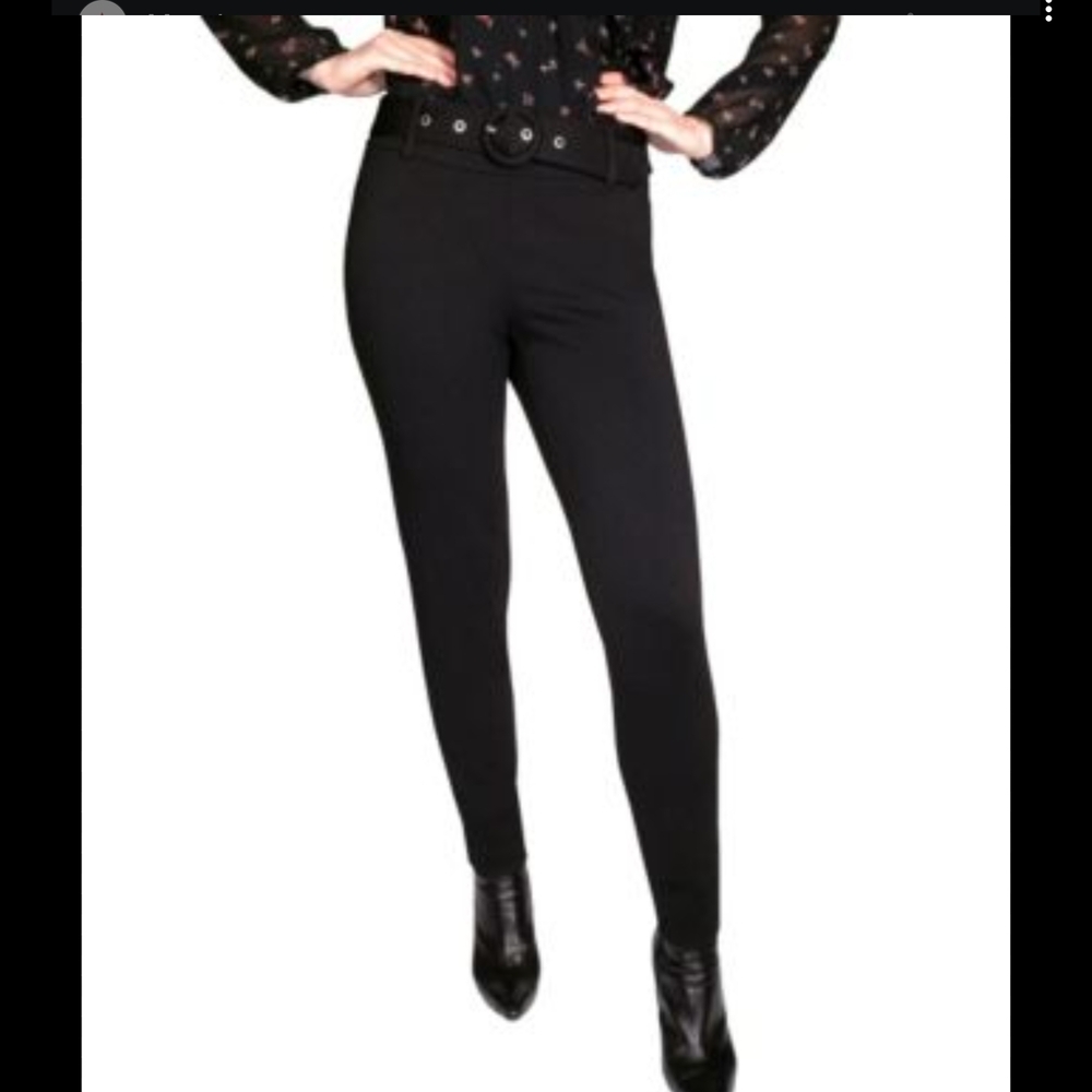 Soho Black Skinny Women's Pants‎